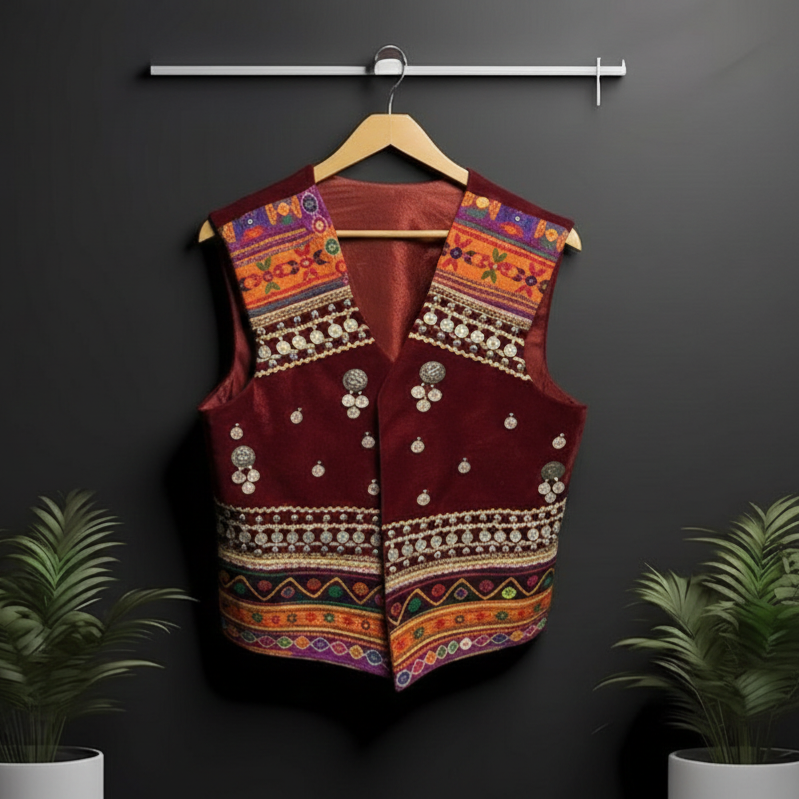 Kandahar Maroon Velvet