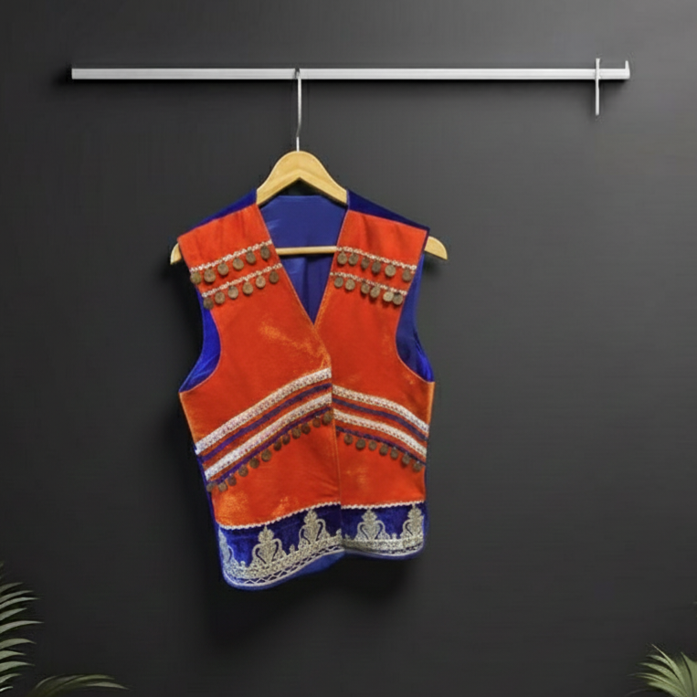 Saffron Afghan Waistcoat