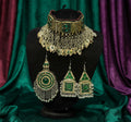 Imperial Afghan Choker & Medallion Earring Set