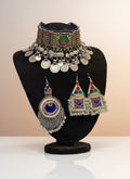 Imperial Geometric Choker & Earring Set