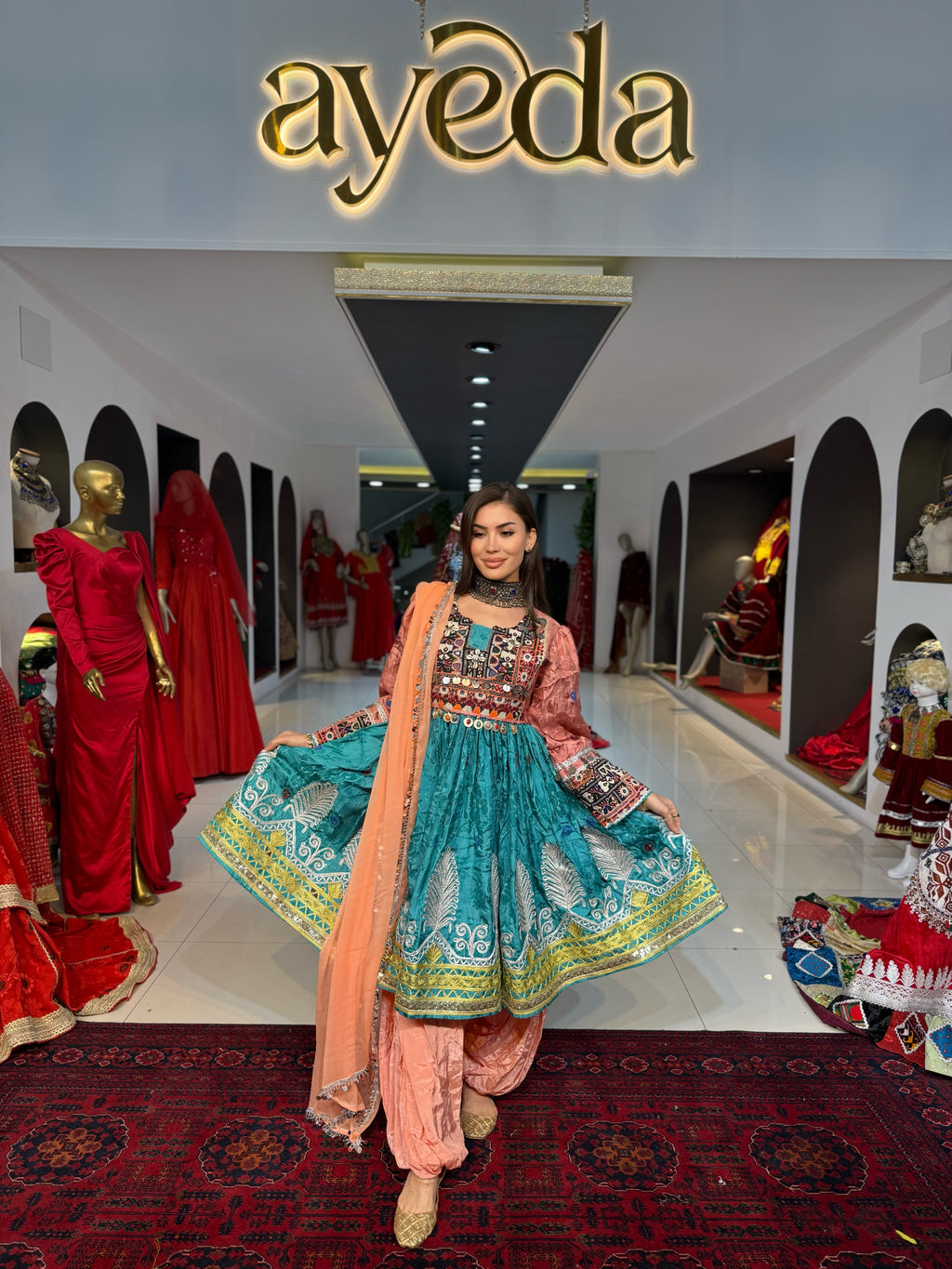 Playful Afghan Kuchi fashion