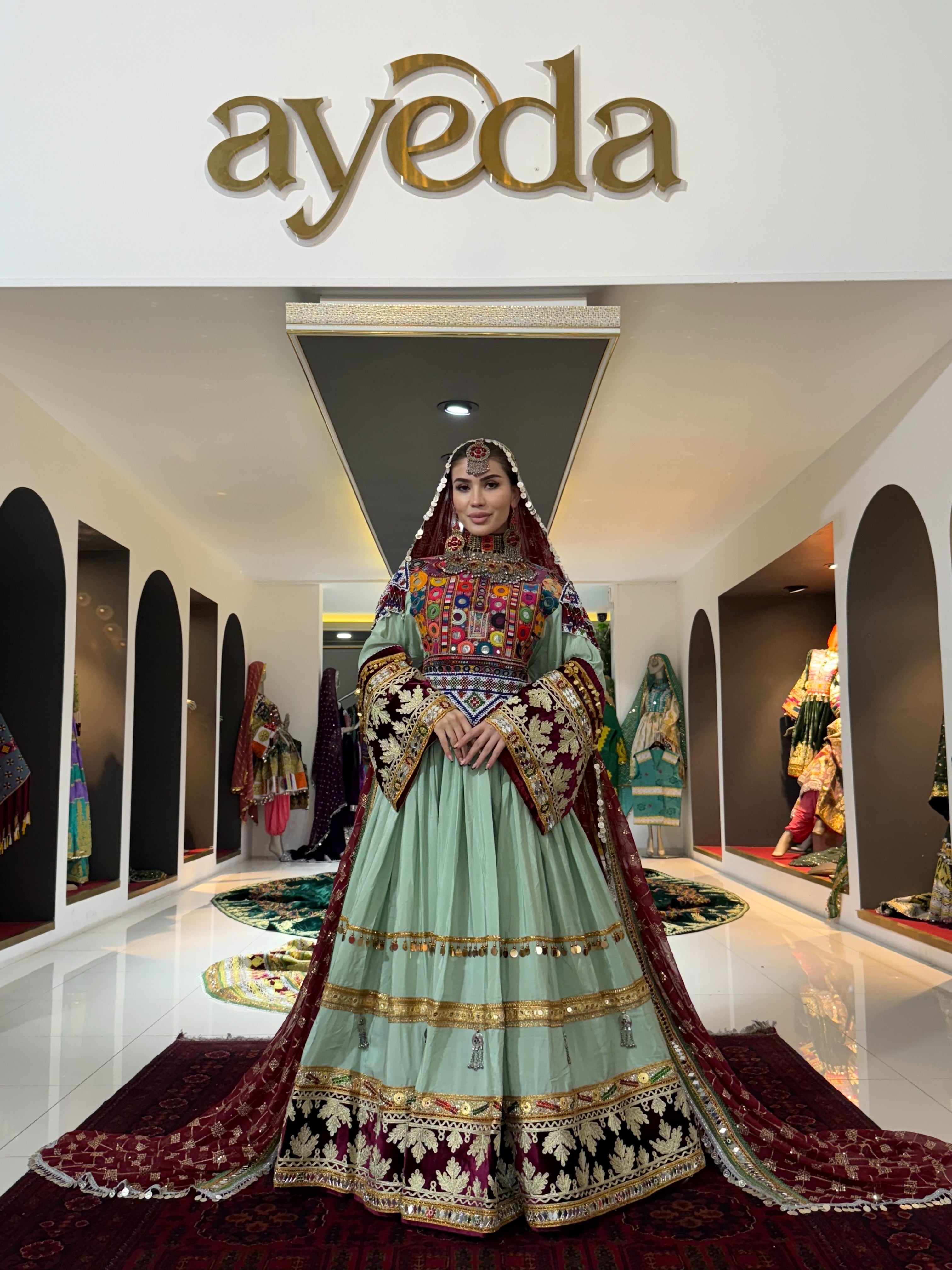 Kuchi Gown with Waistcoat