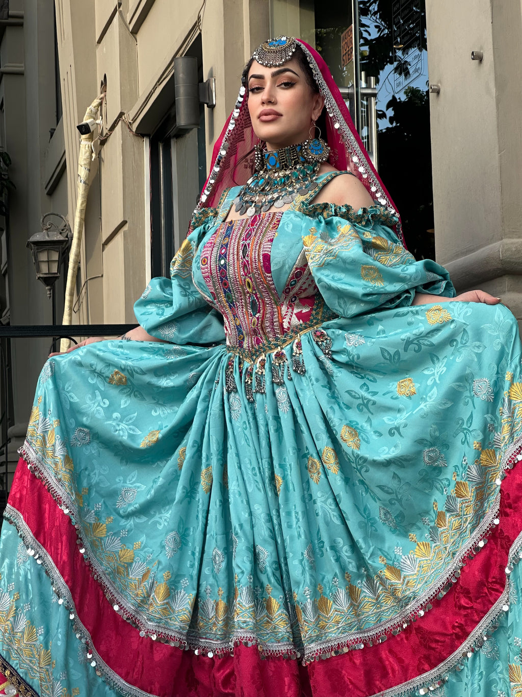Turquoise Gown