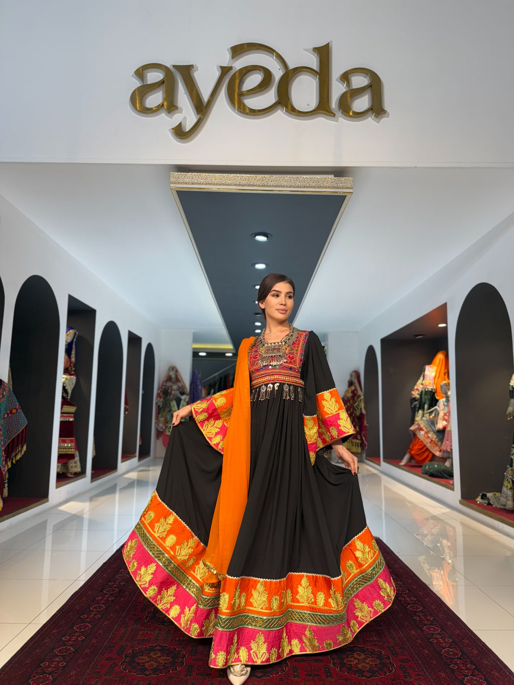 Black & Orange Kuchi Fusion