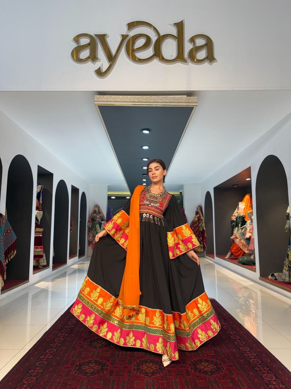 Black & Orange Kuchi Fusion