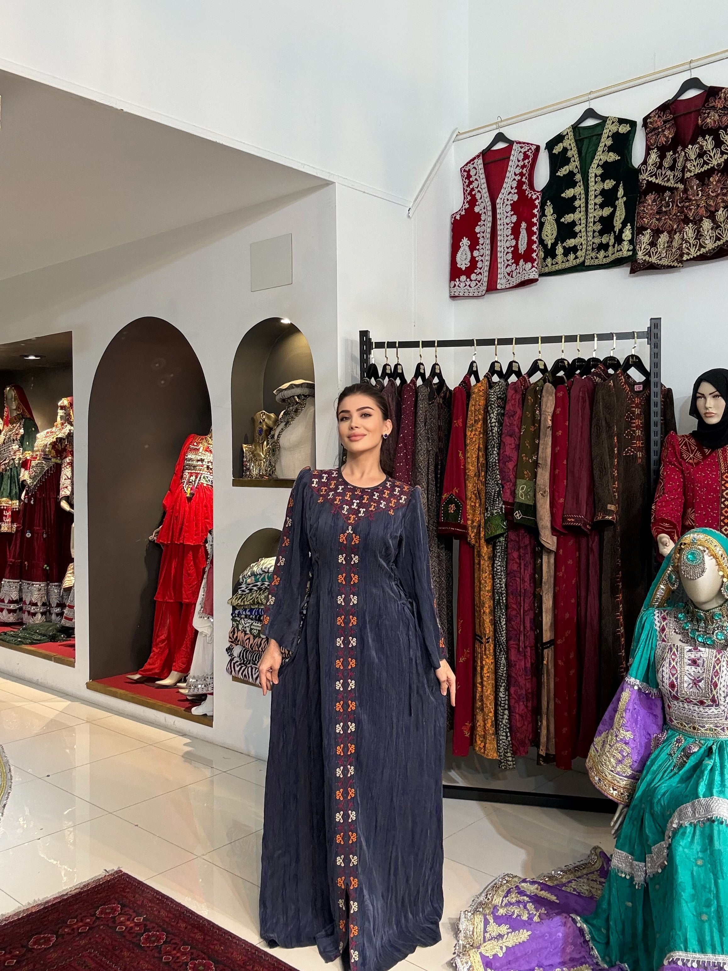 Midnight Sapphire Silk