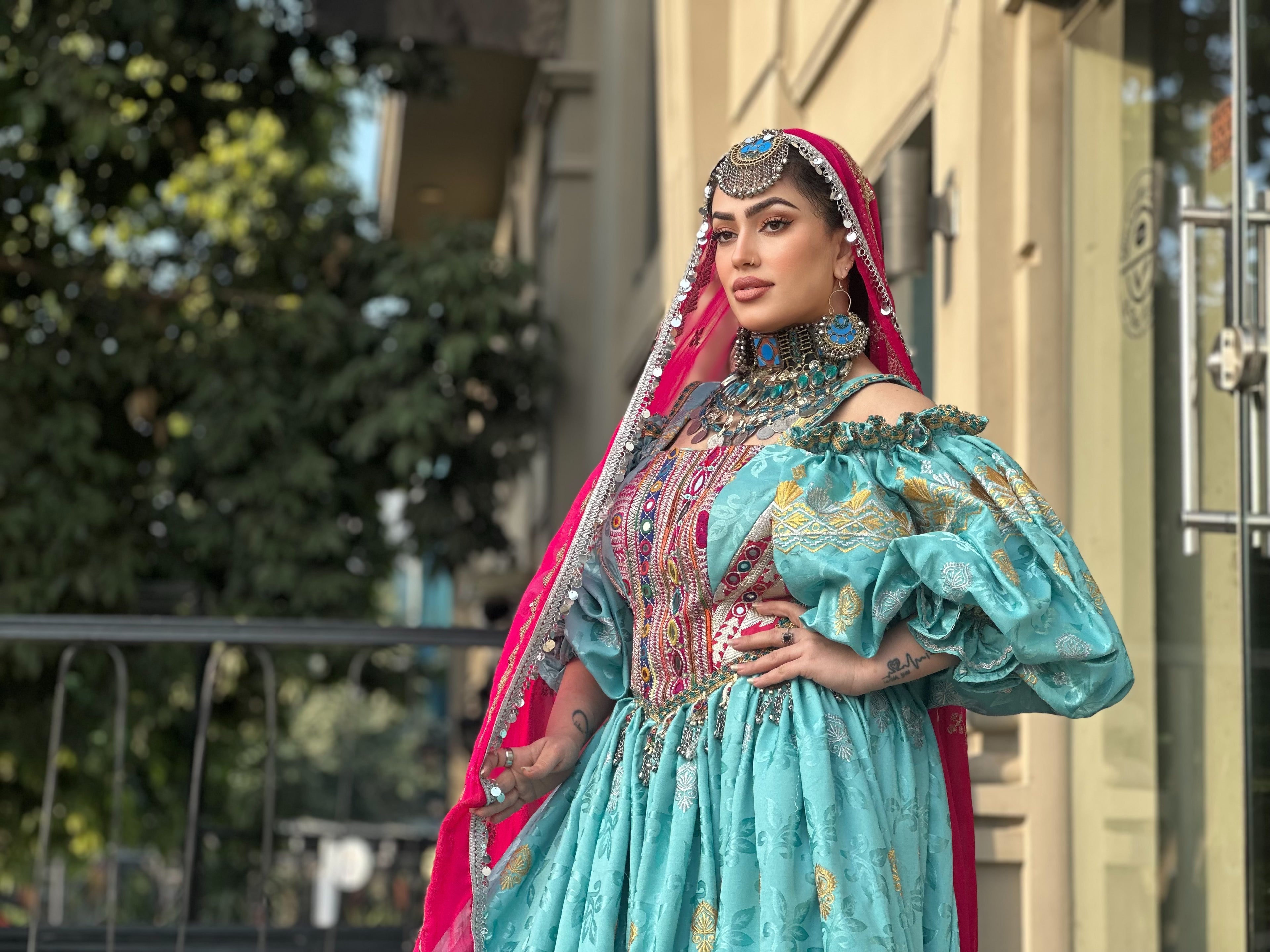 Turquoise Gown