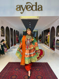 Multi-Color Afghan Kuchi Dress