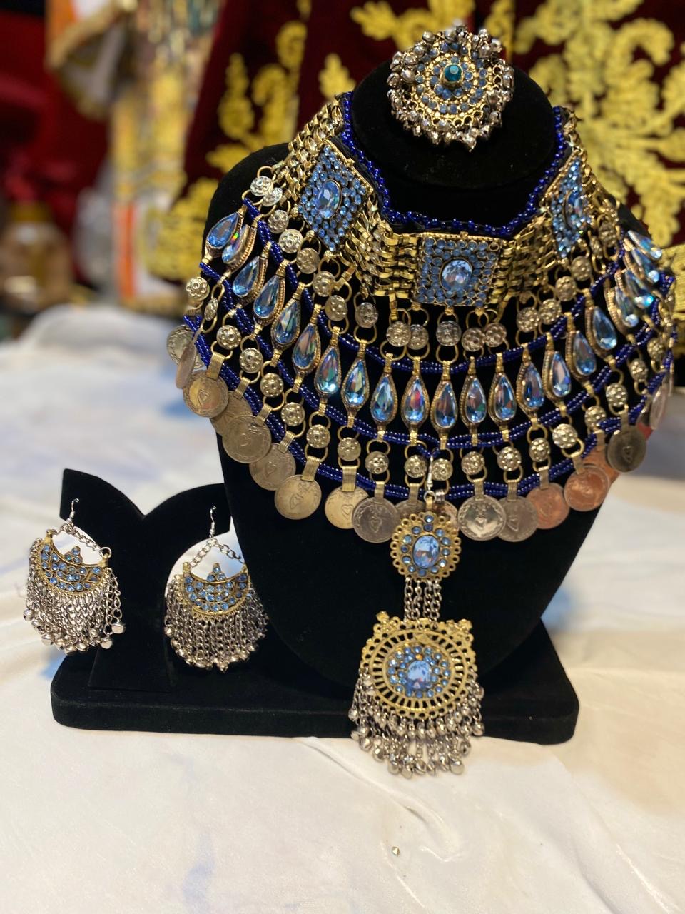 Sapphire Blue Kuchi Set