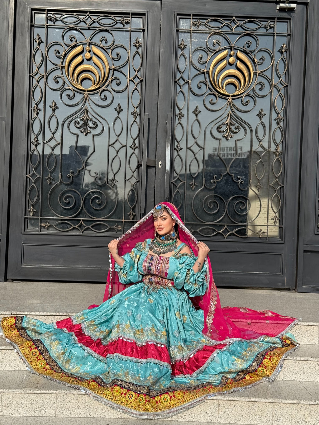 Turquoise Gown