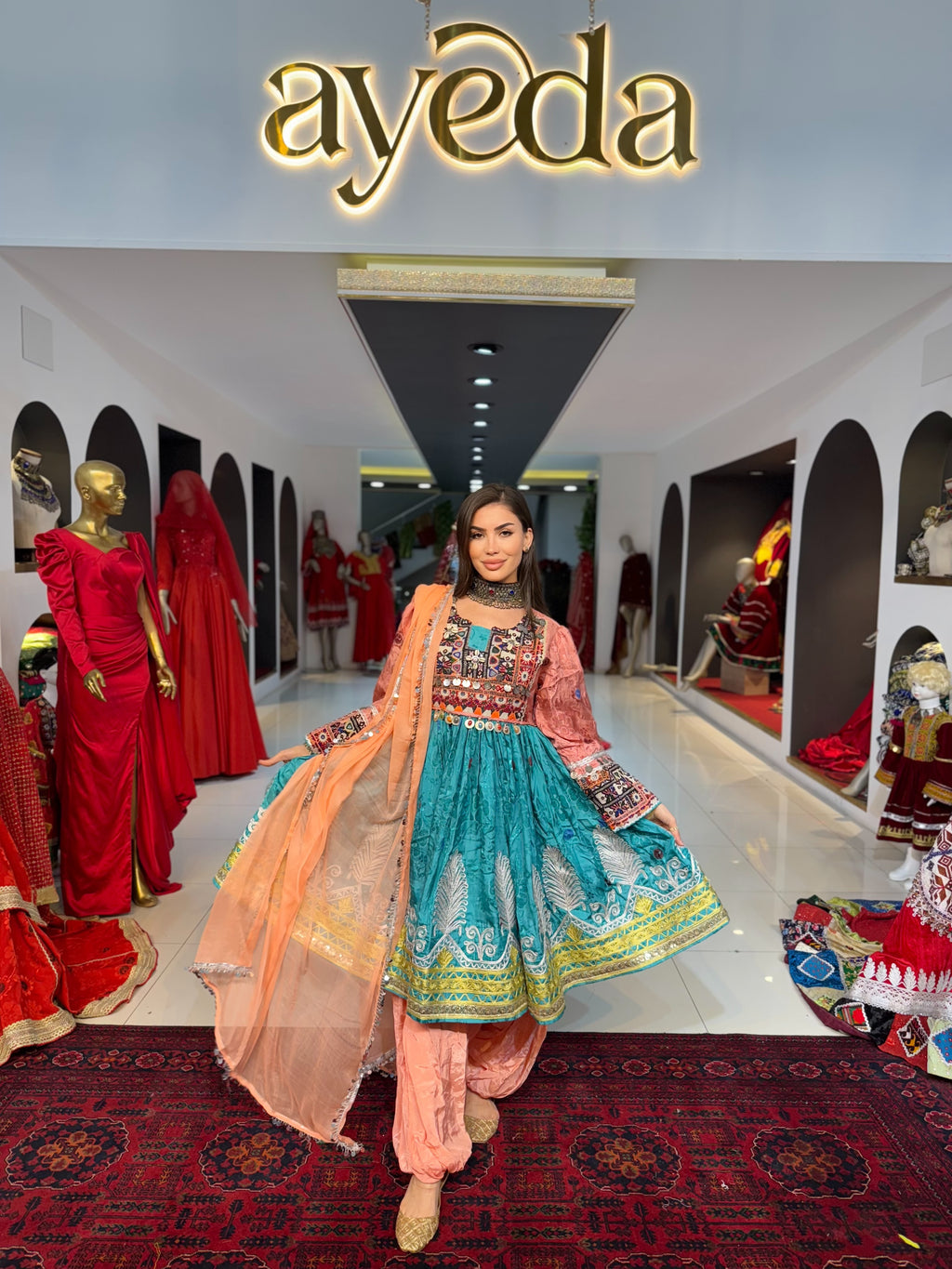 Playful Afghan Kuchi fashion