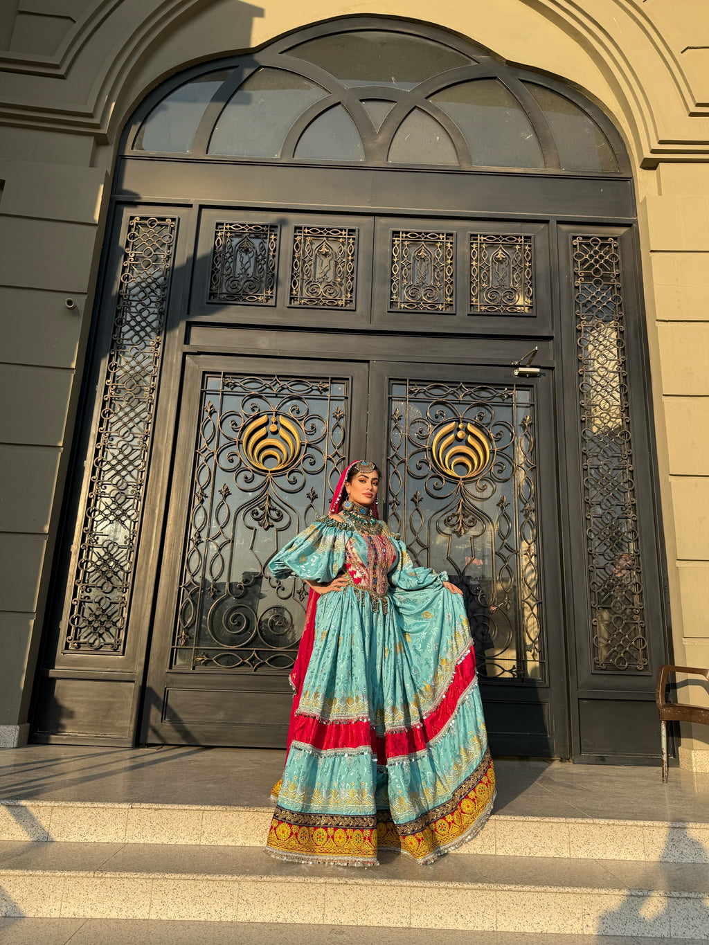 Turquoise Gown