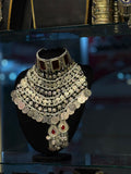 Royal Garnet Multi-Tiered Tribal Choker & Coin Fringe