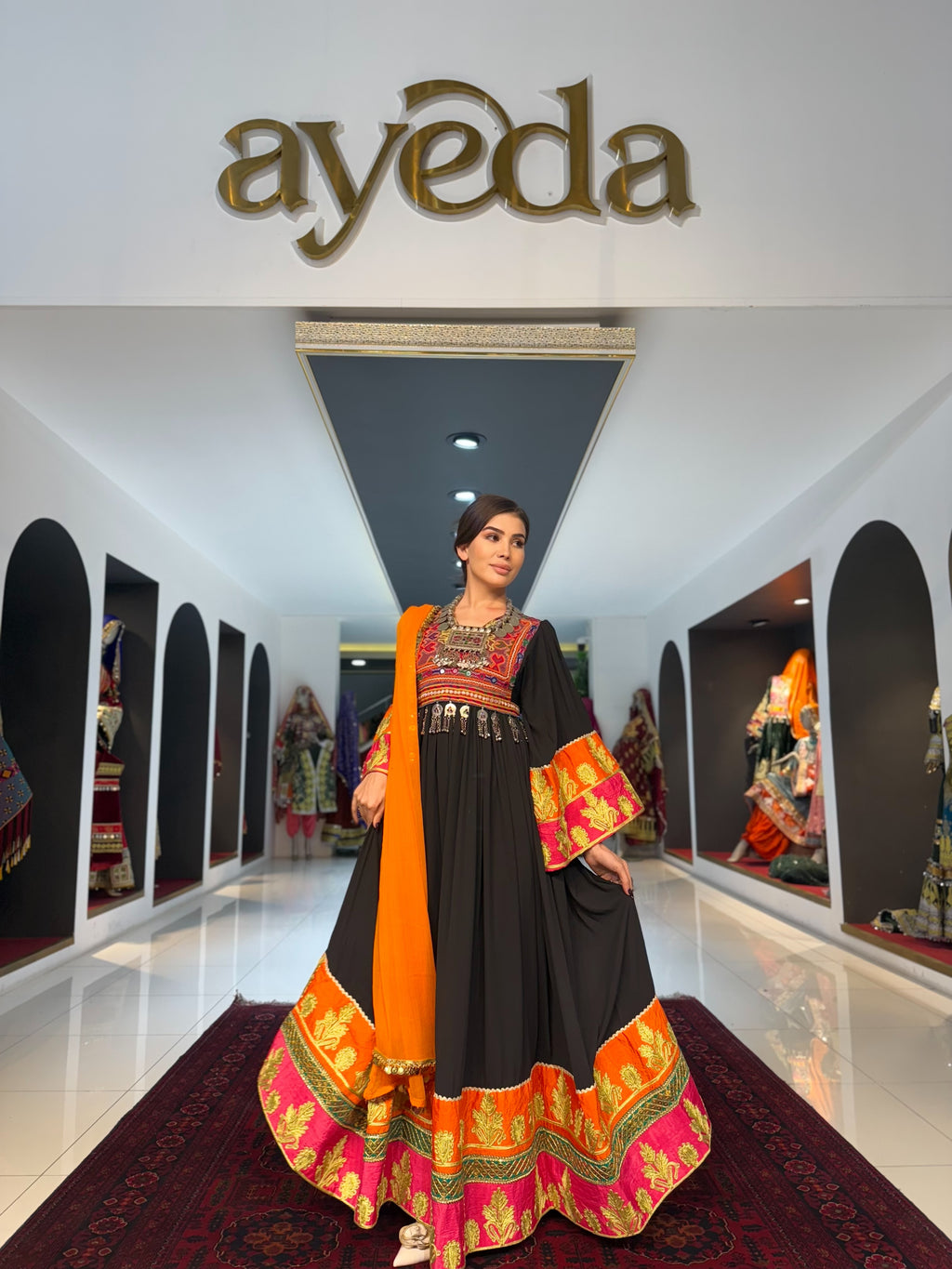 Black & Orange Kuchi Fusion