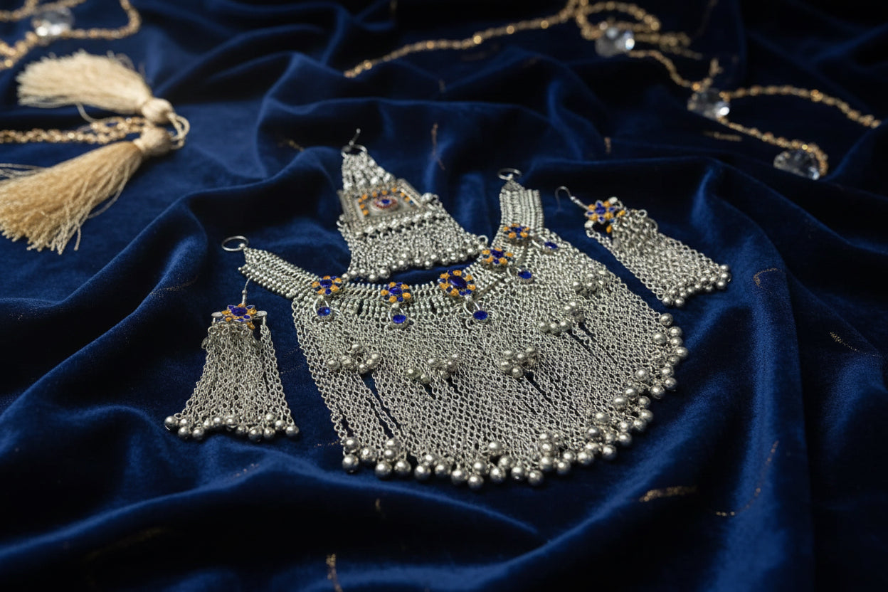 Sapphire & Ruby Cascading Grand Set