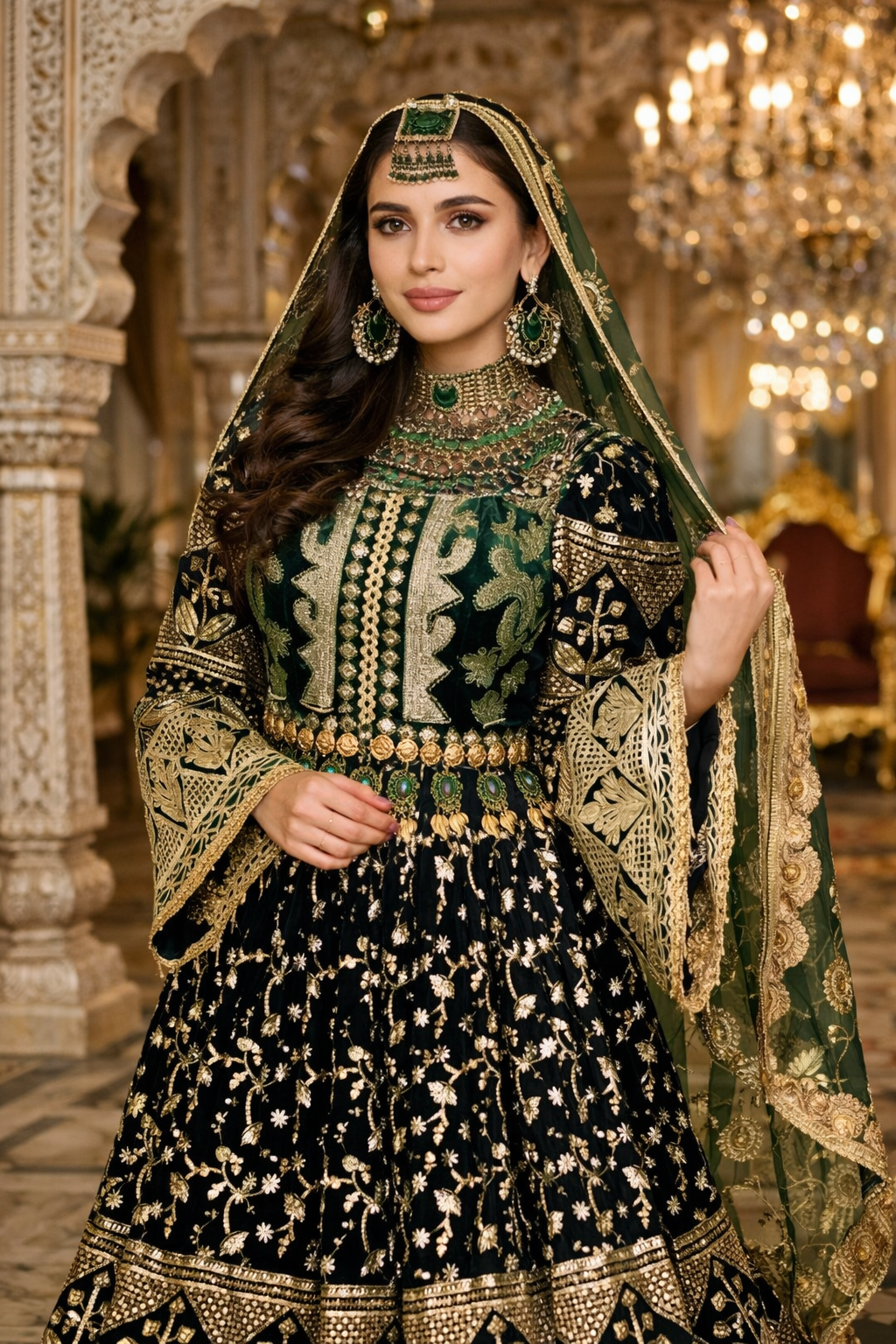 Multi-Color Afghan Kuchi Dress