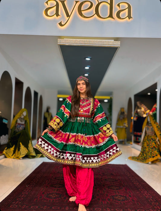 Traditional Afghan Kuchi Dress