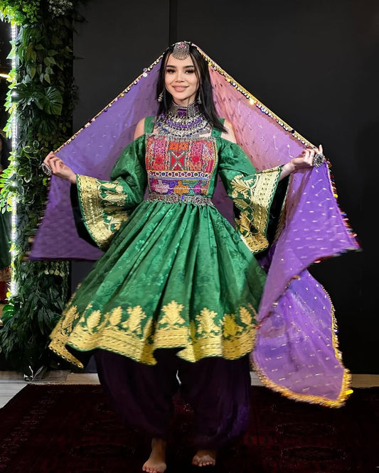 Traditional Afghan Kuchi Dress