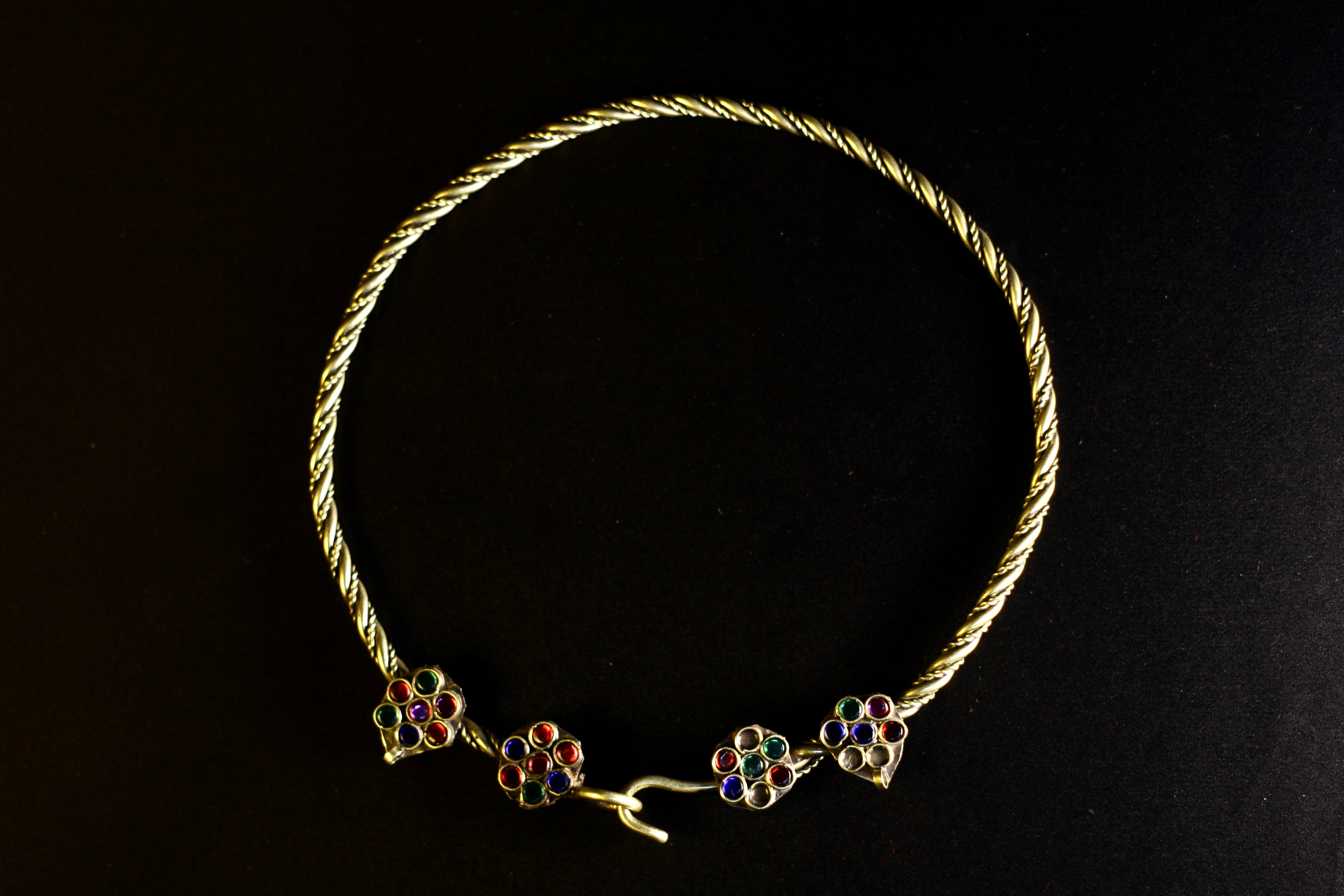 Nomadic Gold Twisted Torque Bangle