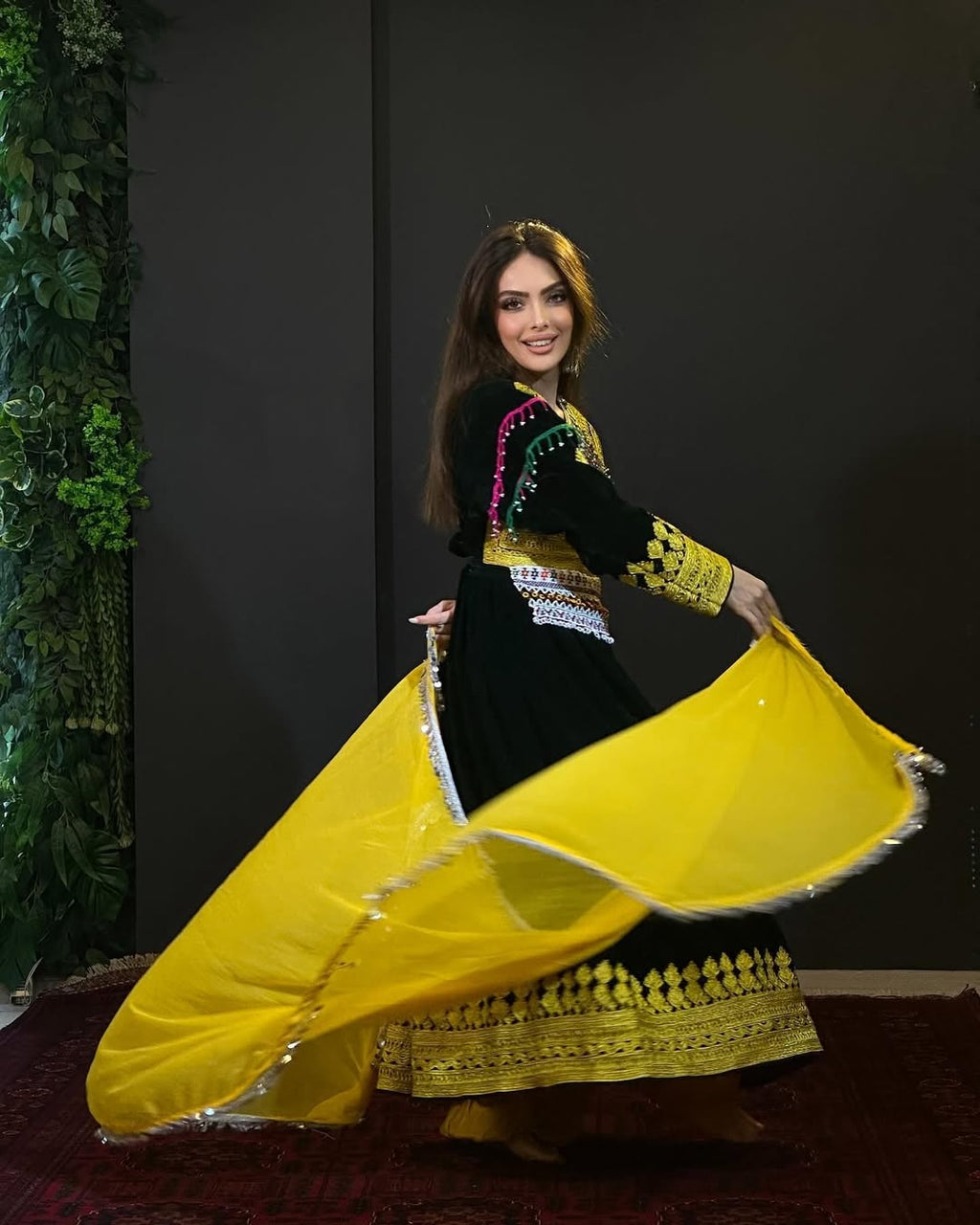 The Kandahar Sun Bloom Gown