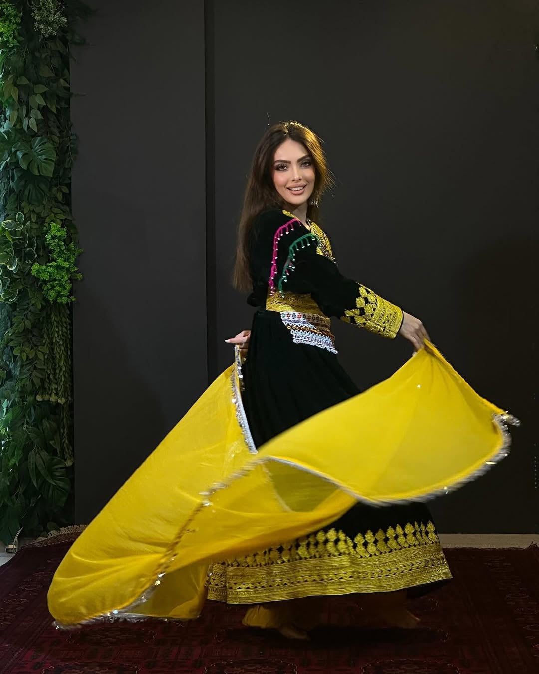 The Kandahar Sun Bloom Gown
