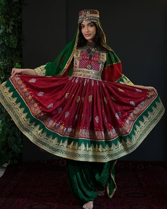 Regal Afghan Heritage Dress