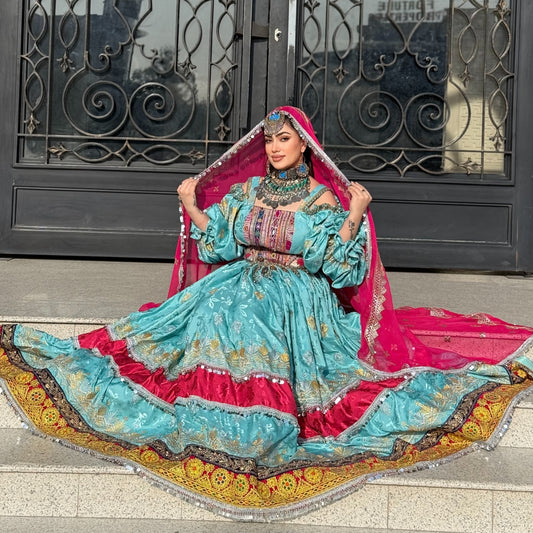Afghan Nomadic Festive Gown