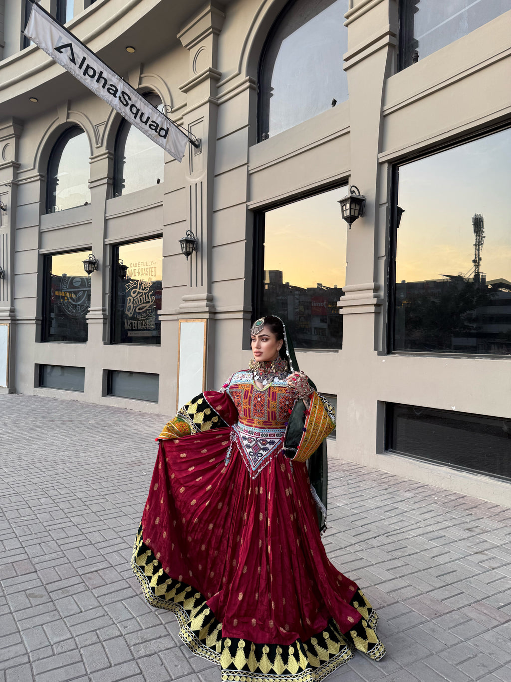 Ruby Heritage Gown