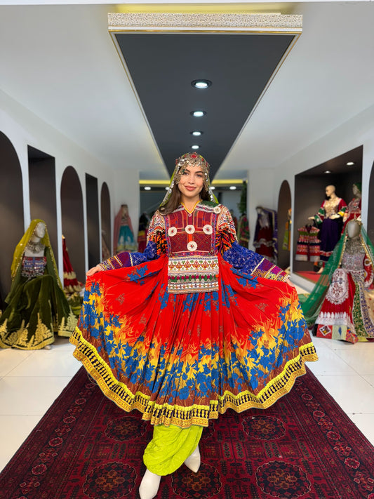 Traditional Afghan Kuchi Dress