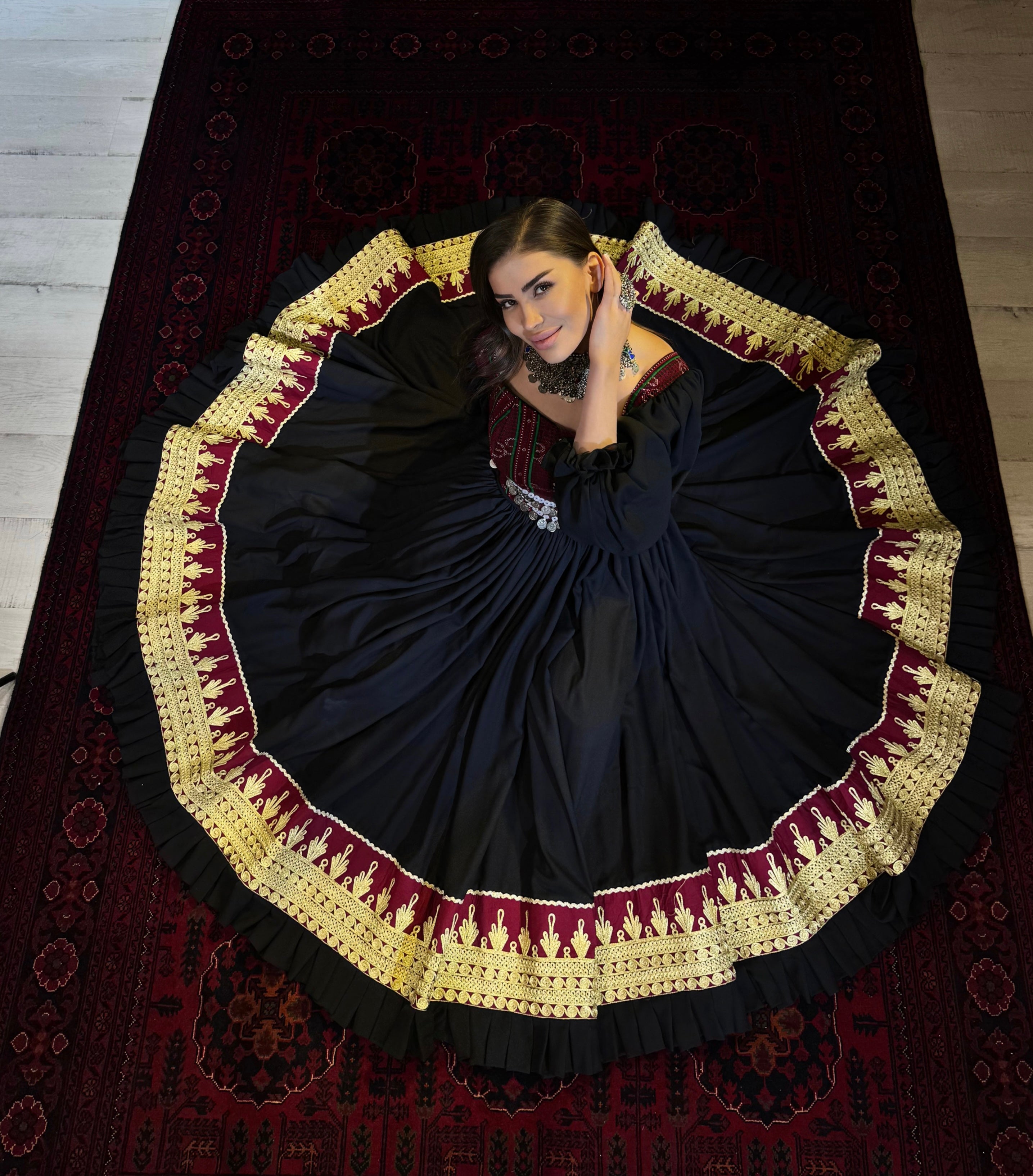Herat Nightshade Gown