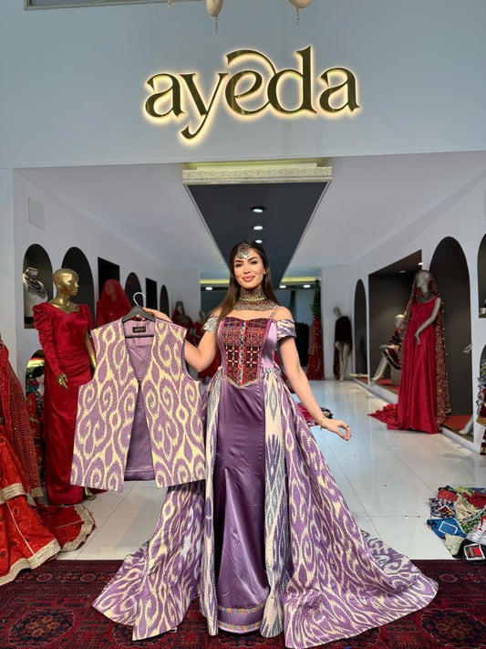 Afghan Ikat Gown