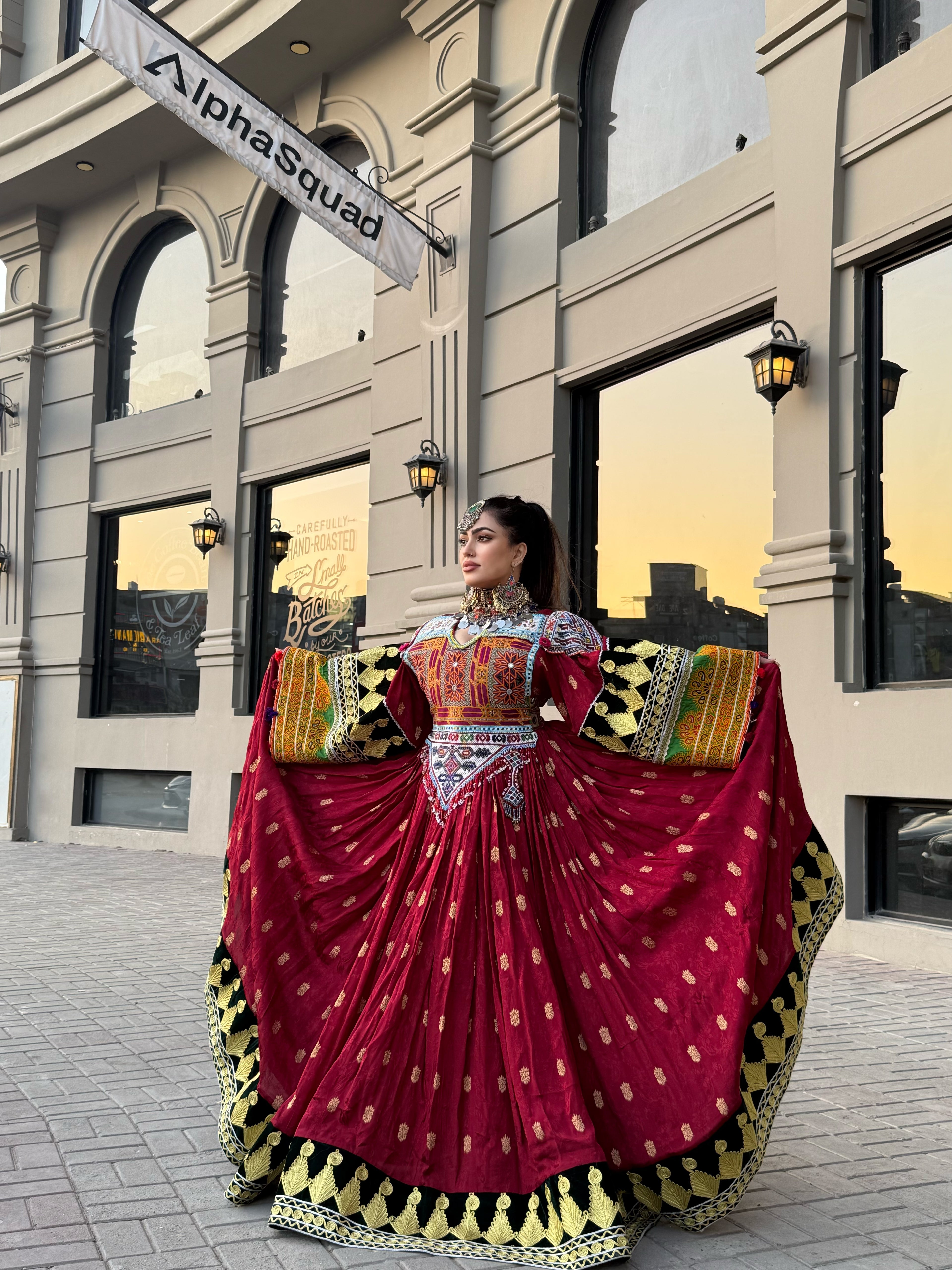 Ruby Heritage Gown